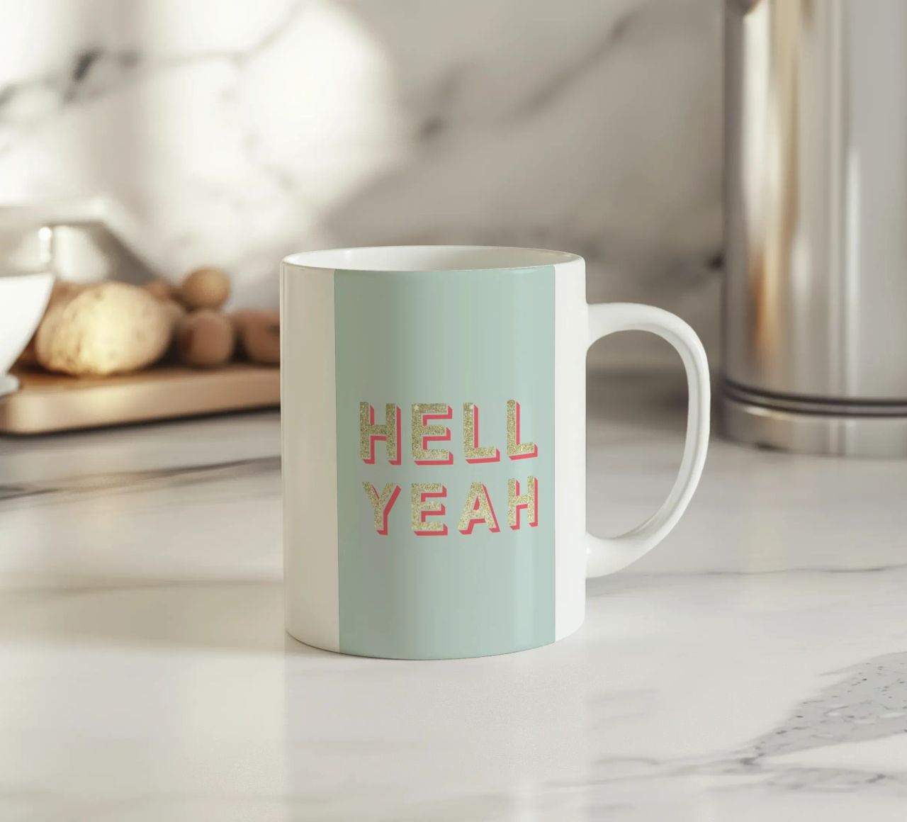 Hell Yeah tazza in ceramica da Kind of Style