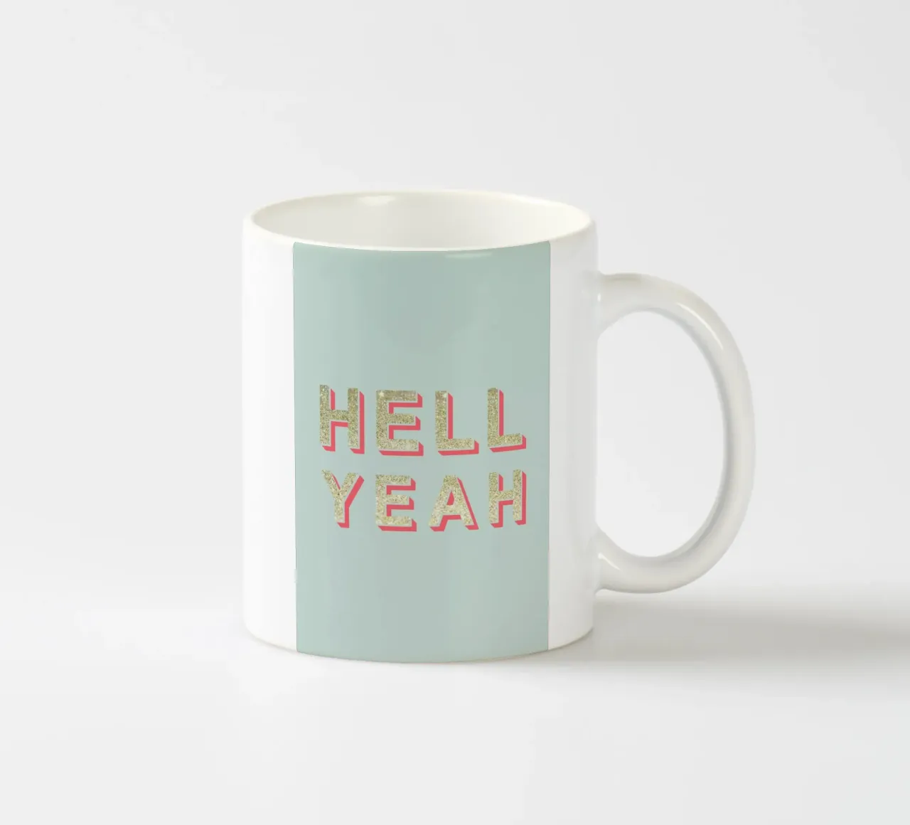 Hell Yeah Keramik Tasse von Kind of Style
