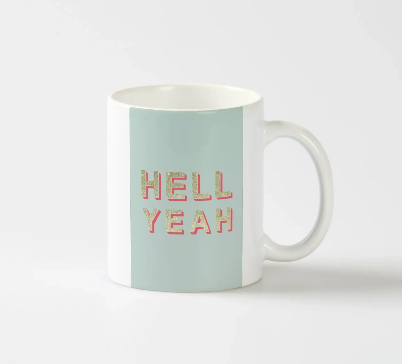 Hell Yeah ceramic mug by Kind of Style