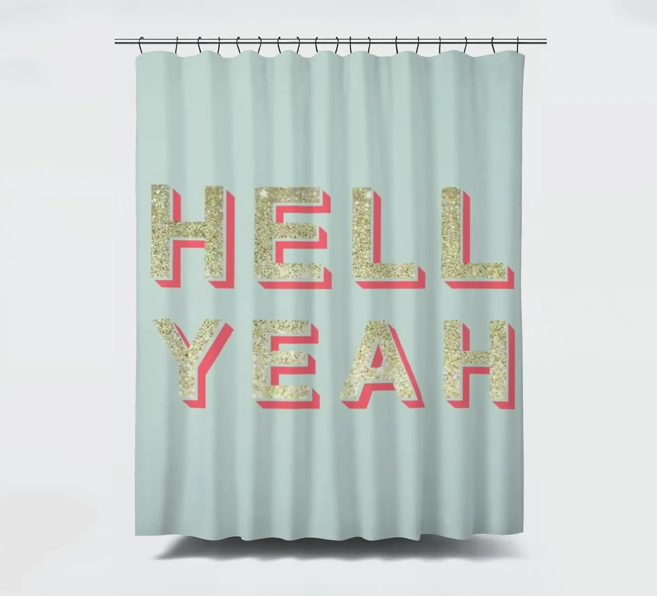 Hell Yeah douchegordijn van Kind of Style