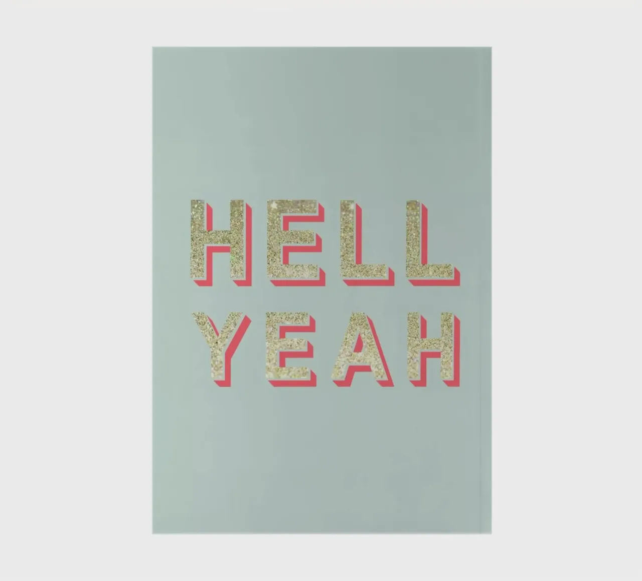 Hell Yeah carnet de notes de Kind of Style