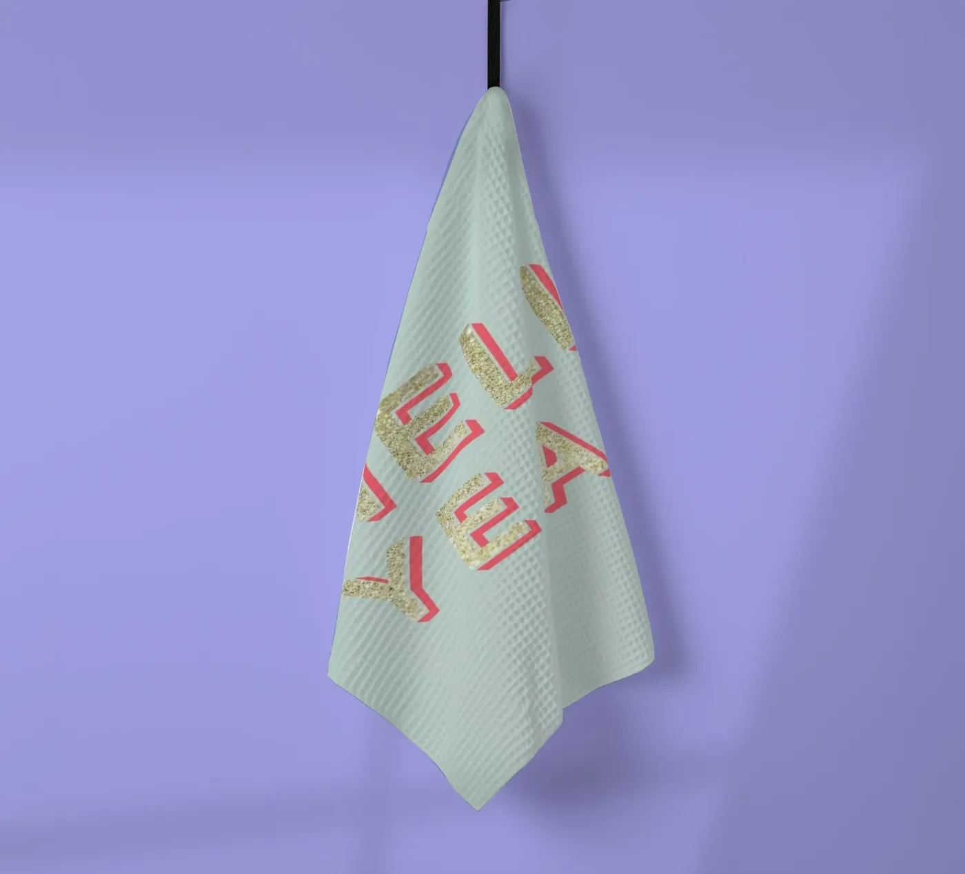 Hell Yeah tea towel by Kind of Style