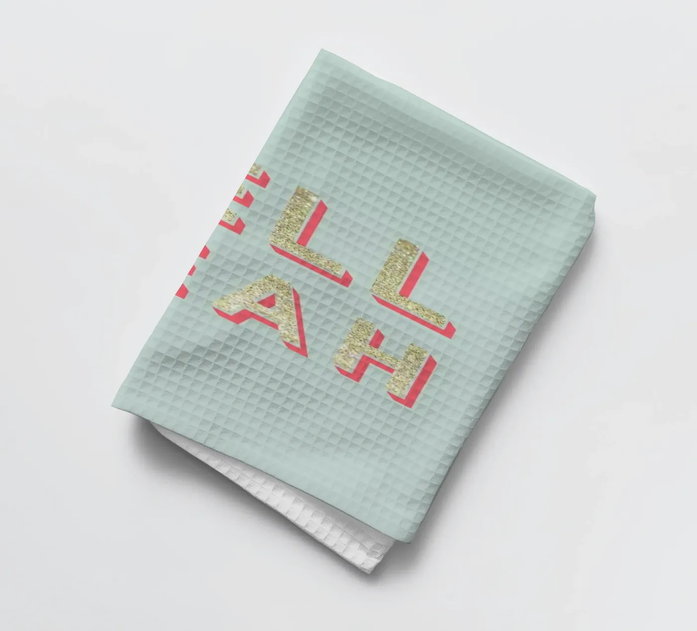 Hell Yeah tea towel by Kind of Style