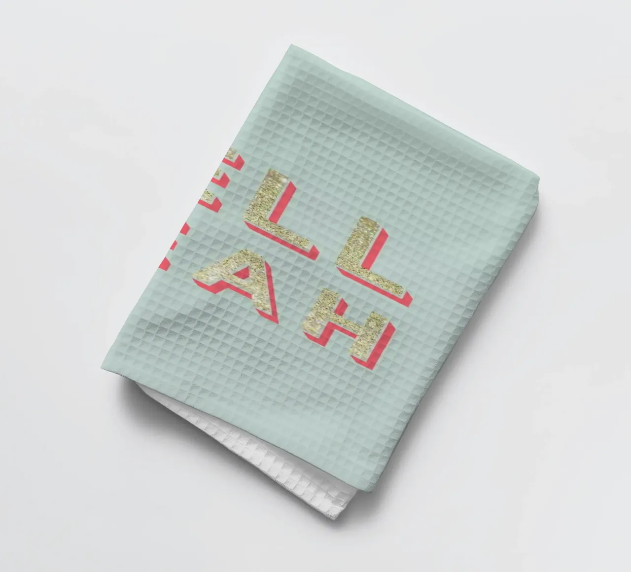 Hell Yeah tea towel by Kind of Style