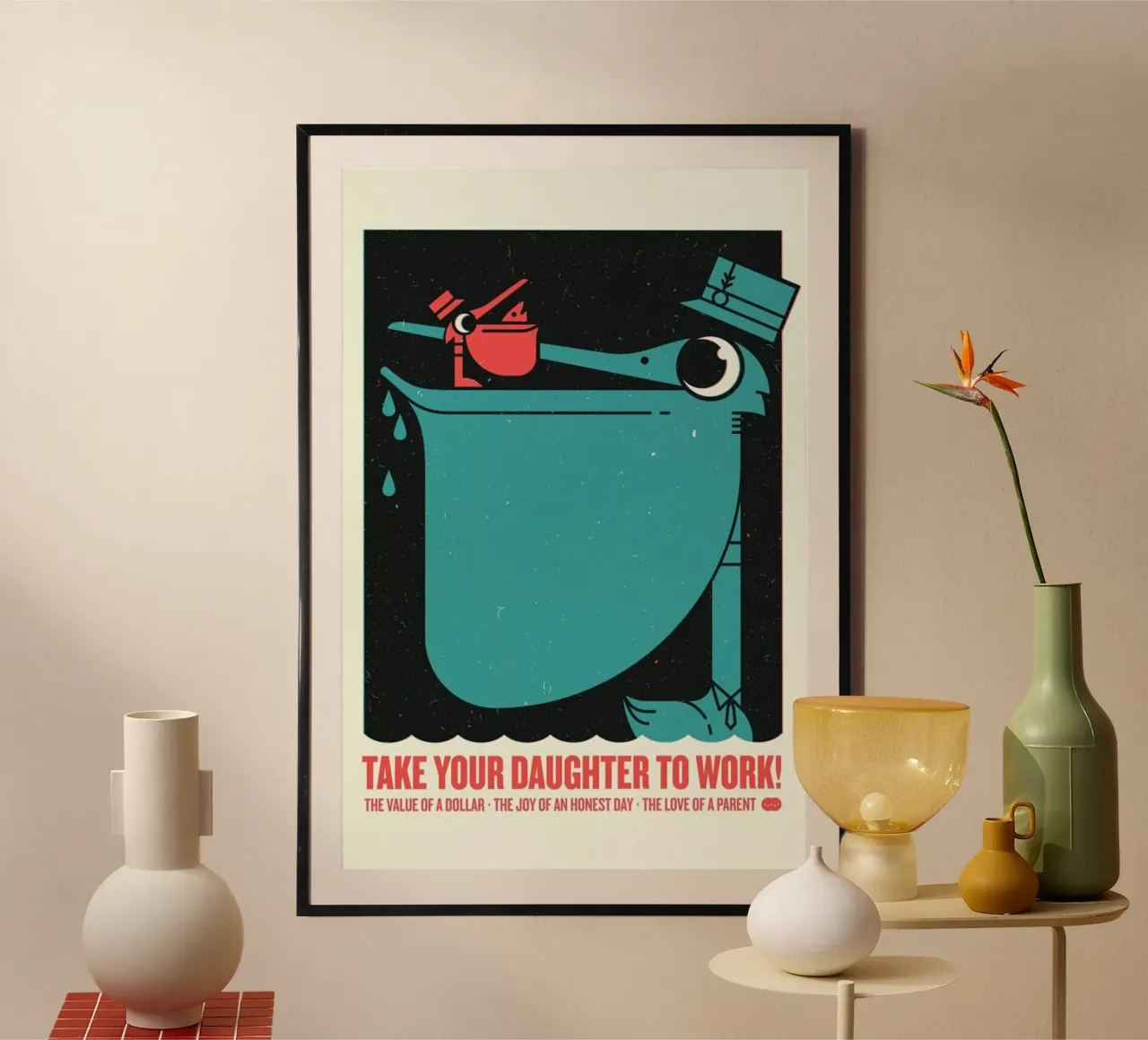 Pelican poster da Komboh