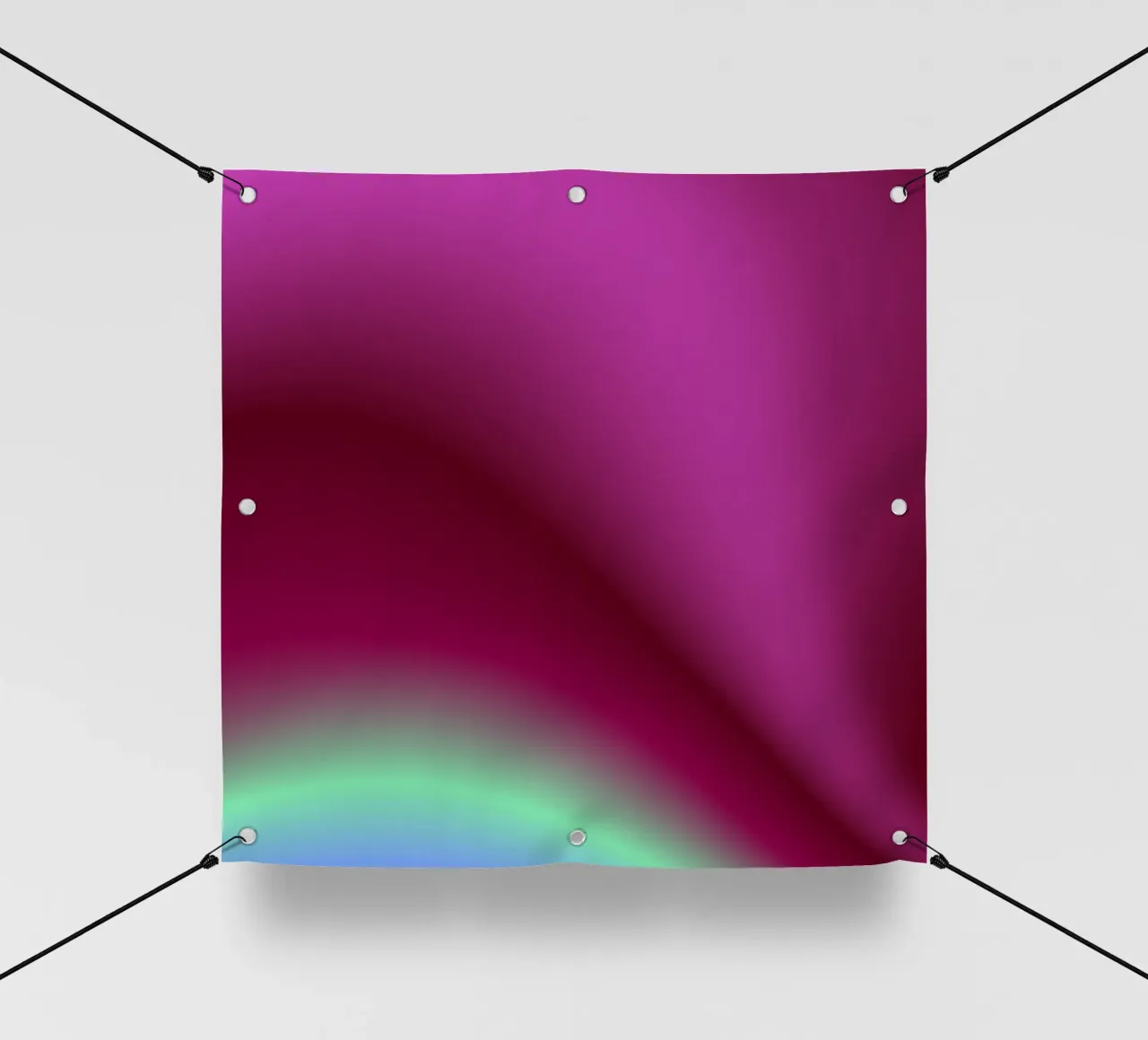 COMMITMENT IS EVERYTHING telo in pvc da ÂME LIBRE STUDIO