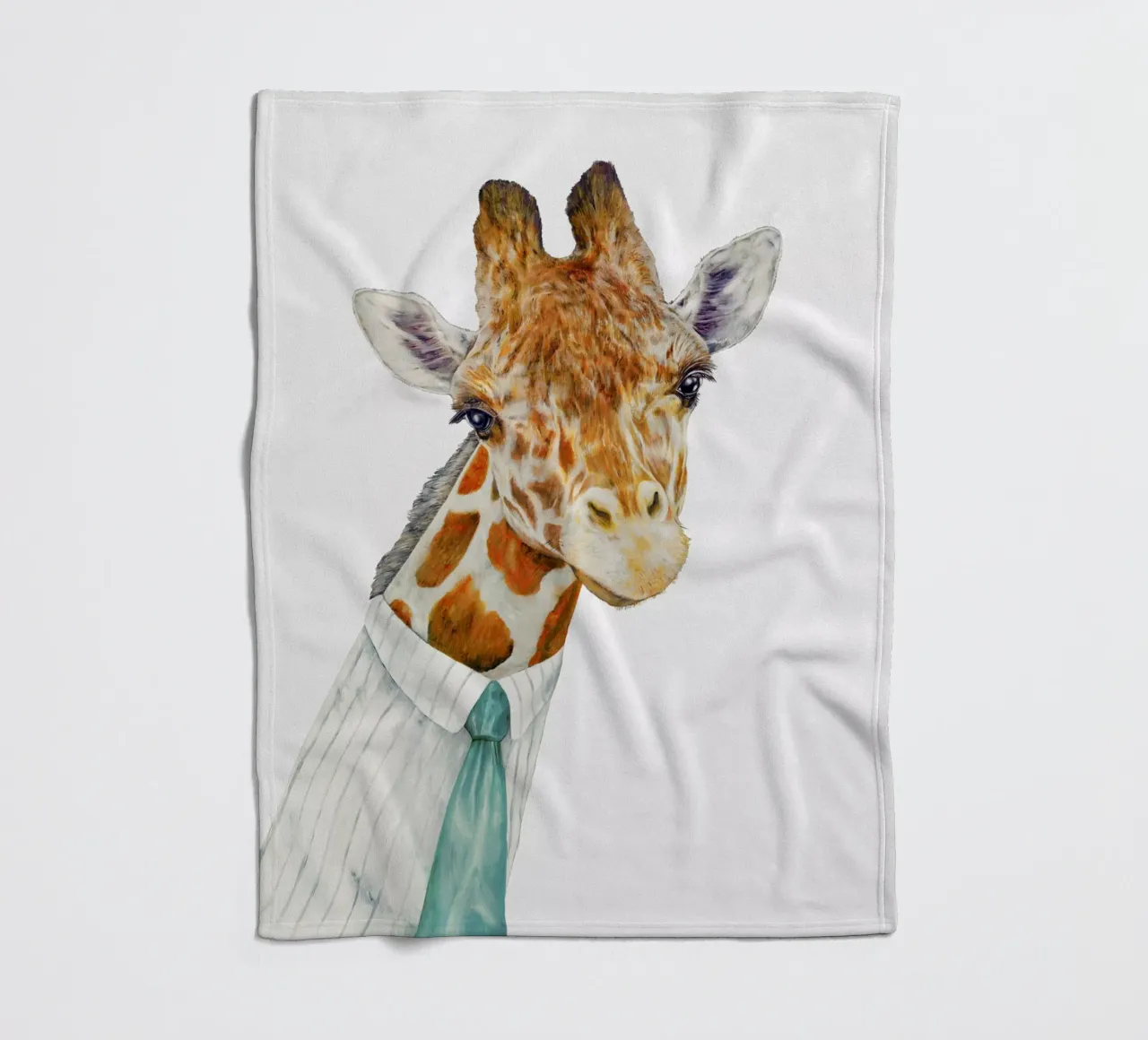 Herr Giraffe Fleecedecke von Animal Crew