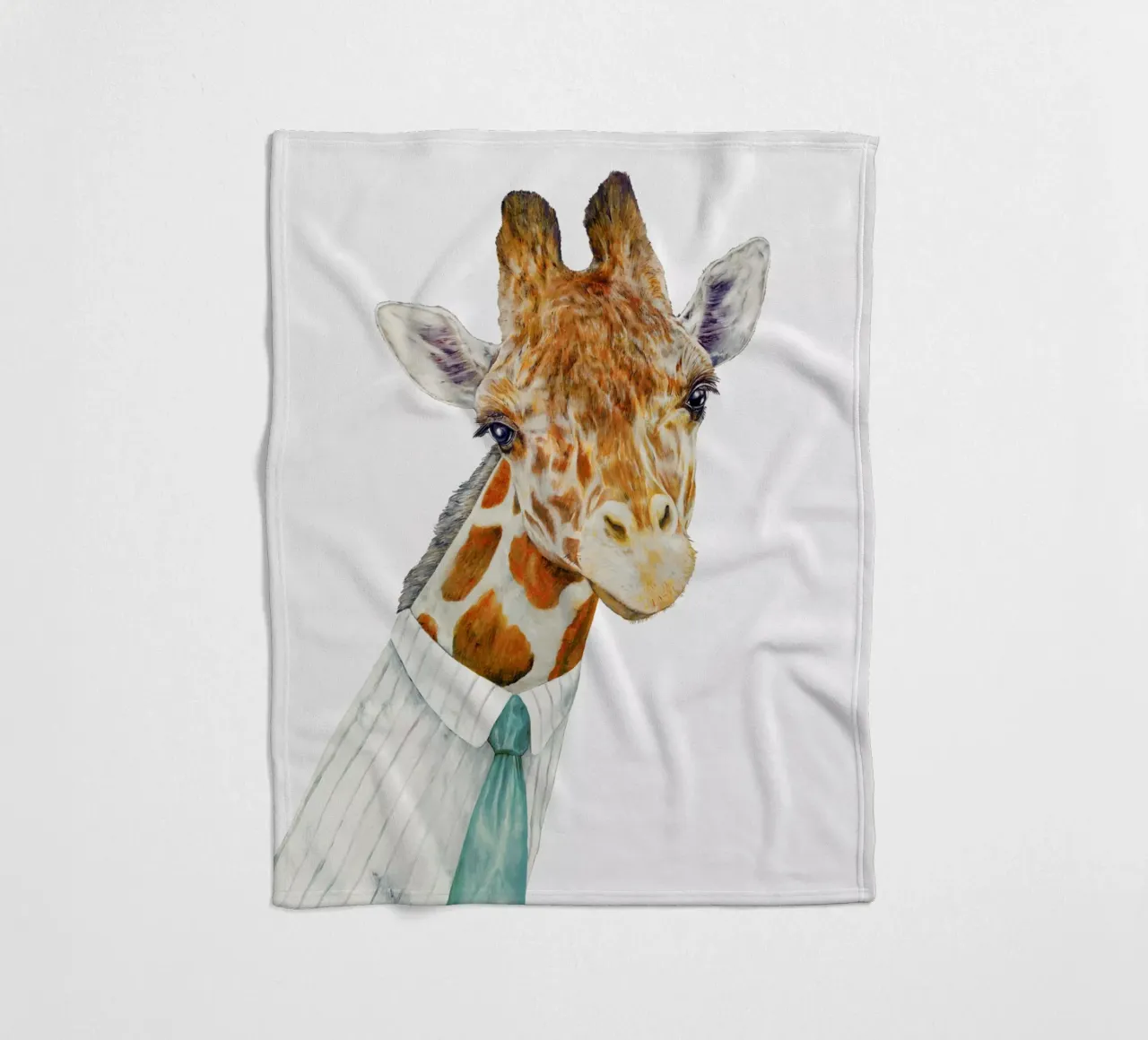 Herr Giraffe Fleecedecke von Animal Crew