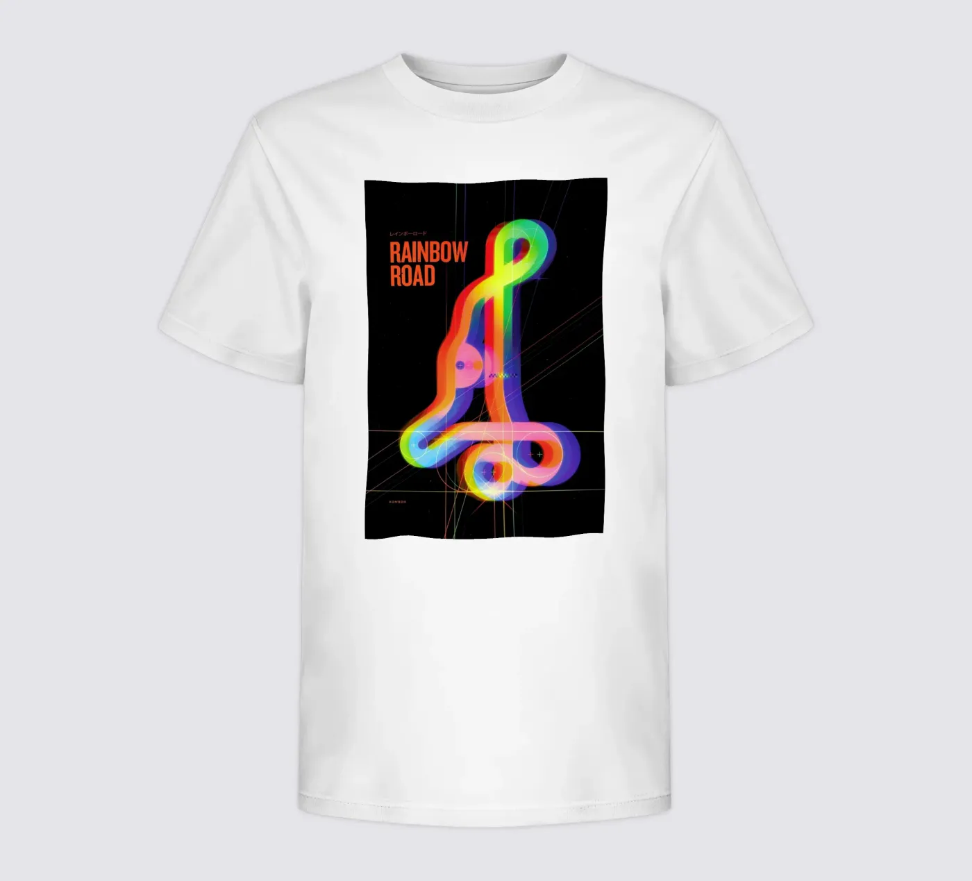 Rainbow Road t-shirt bambini da Komboh