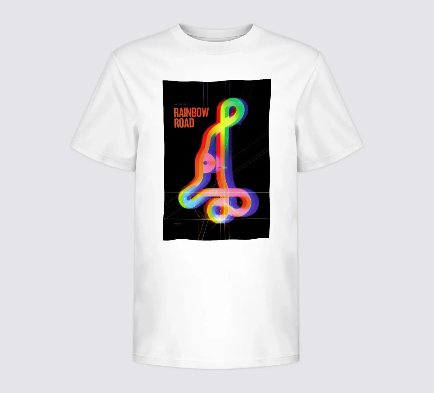 Rainbow Road t-shirt bambini da Komboh