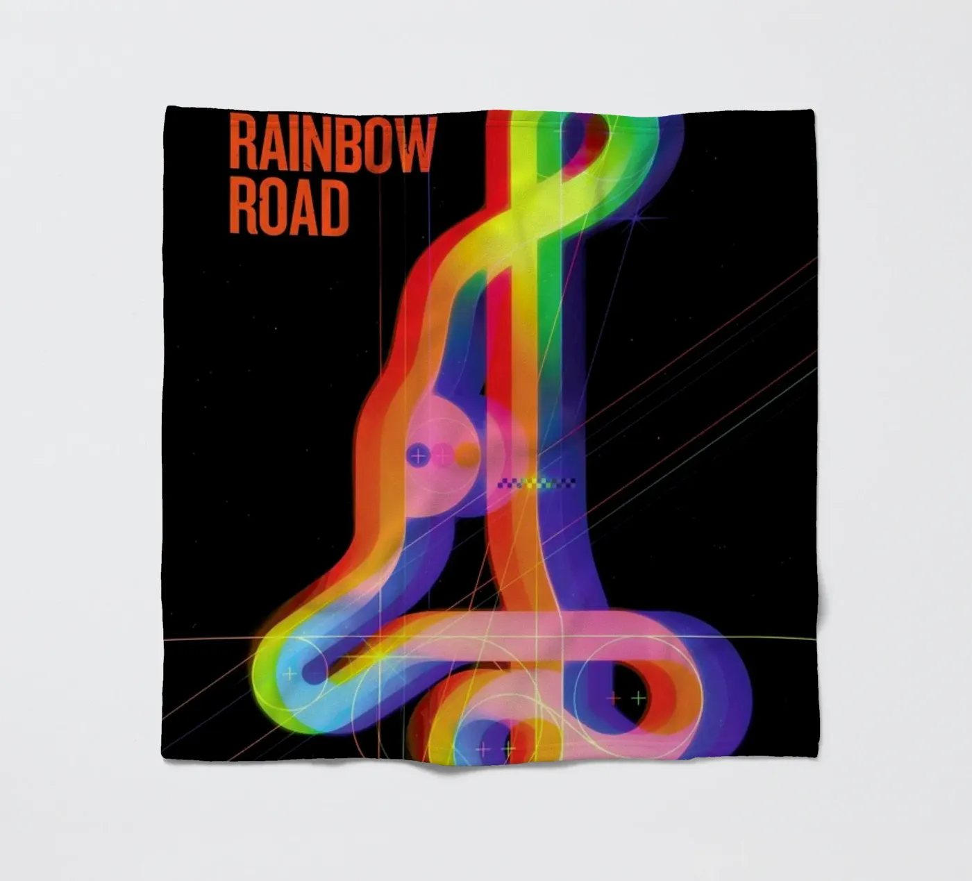 Rainbow Road fleecedeken van Komboh