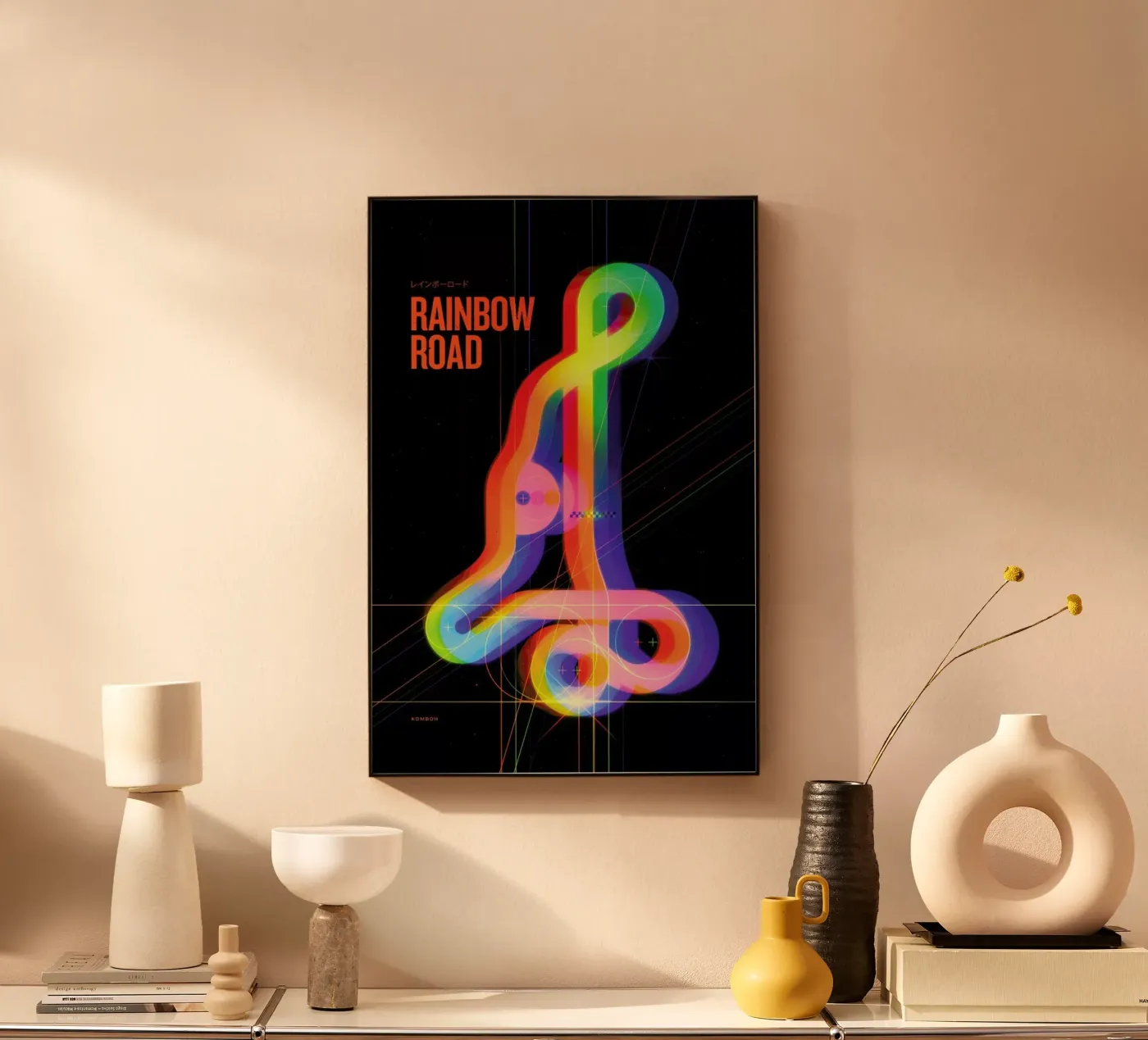 Rainbow Road plexiglass da Komboh