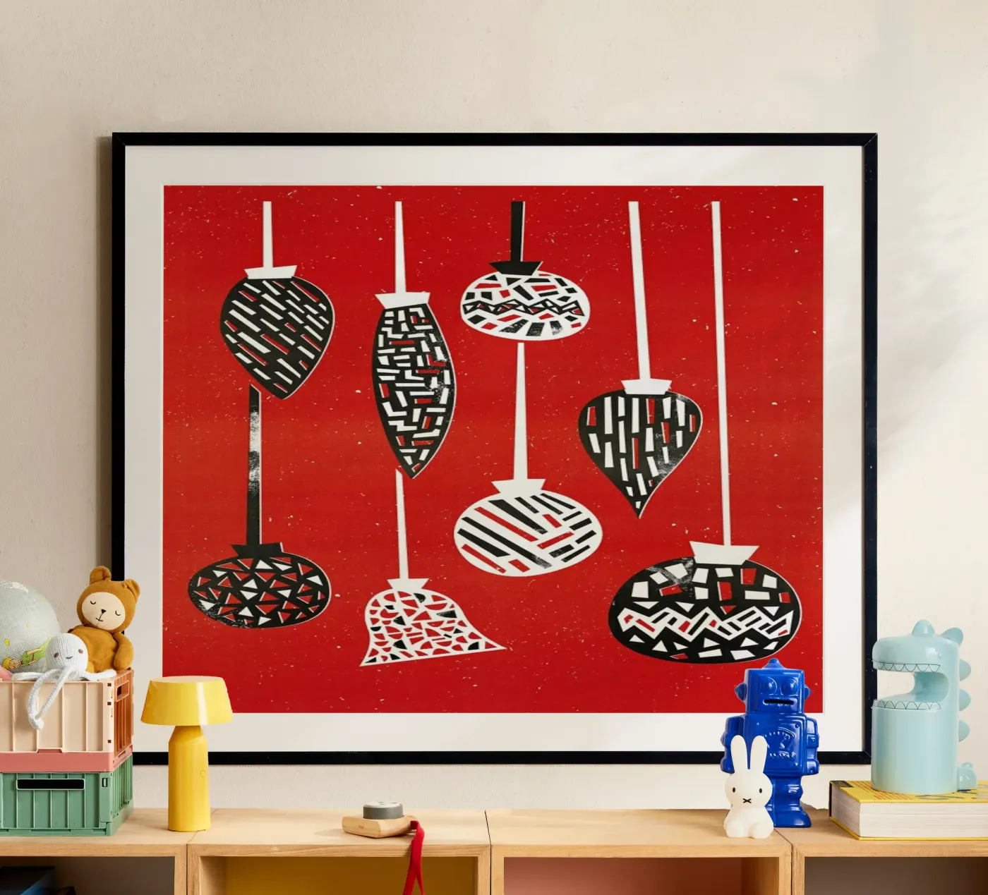 Baubles poster van Fox & Velvet