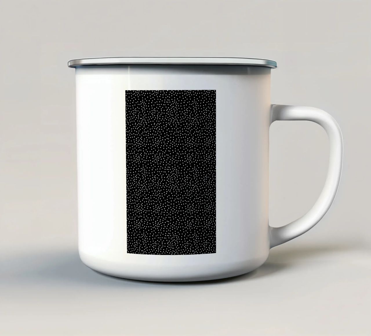 White Dots tazza in smalto da Kind of Style