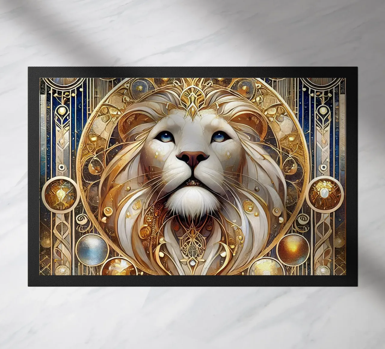 Sternzeichen Löwe zerbino da Art-Nouveau-Dsg