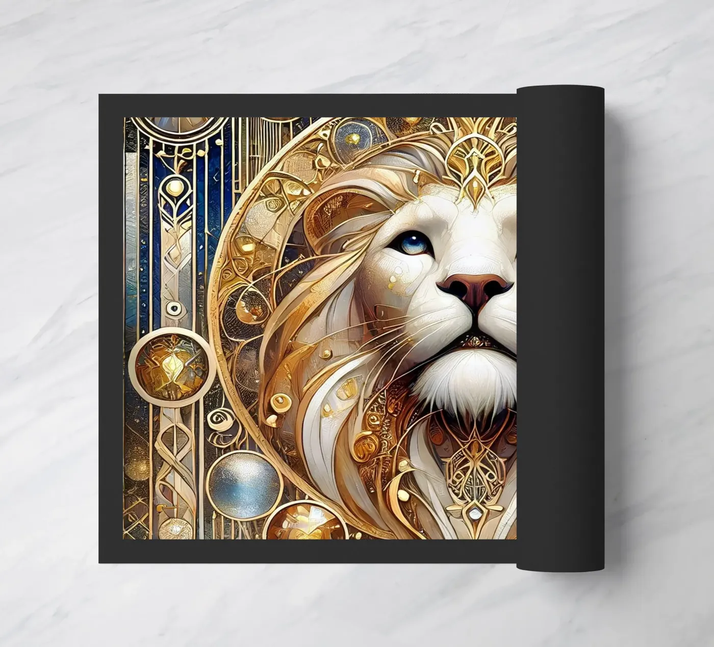 Sternzeichen Löwe zerbino da Art-Nouveau-Dsg