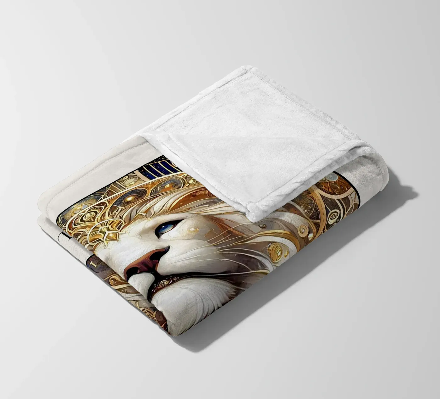 Sternzeichen Löwe fleecedeken van Art-Nouveau-Dsg