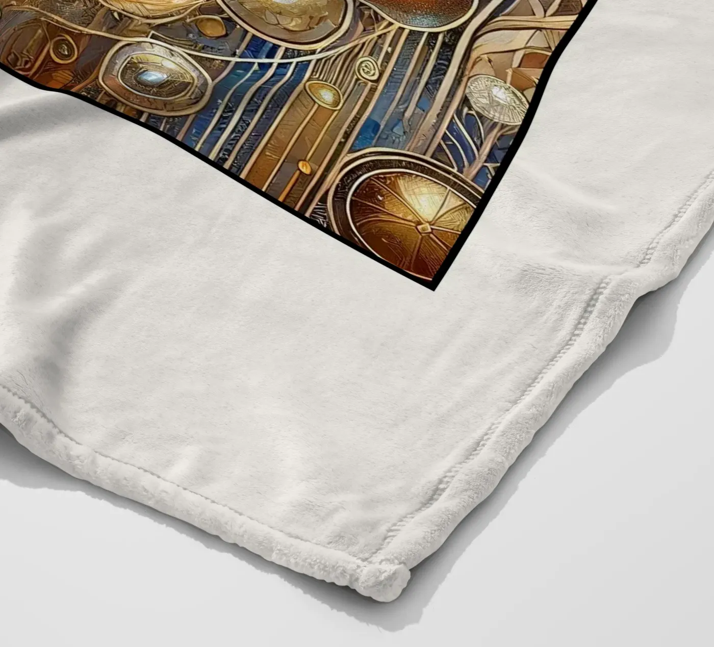 Sternzeichen Löwe fleecedeken van Art-Nouveau-Dsg