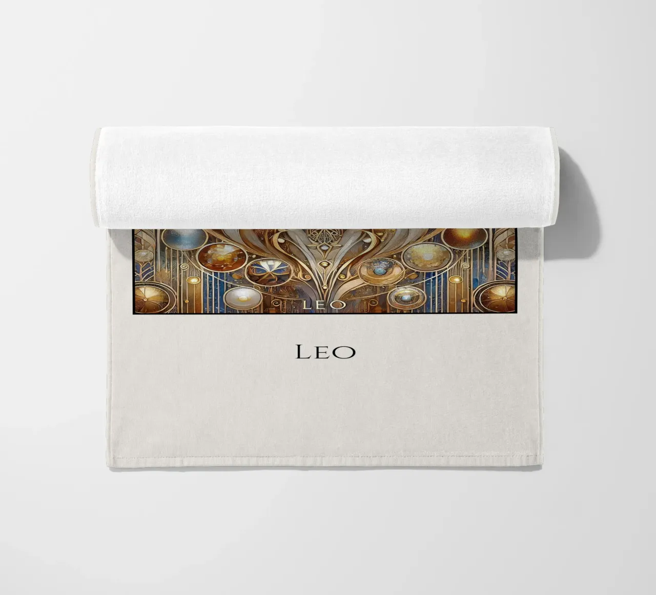 Sternzeichen Löwe telo mare da Art-Nouveau-Dsg