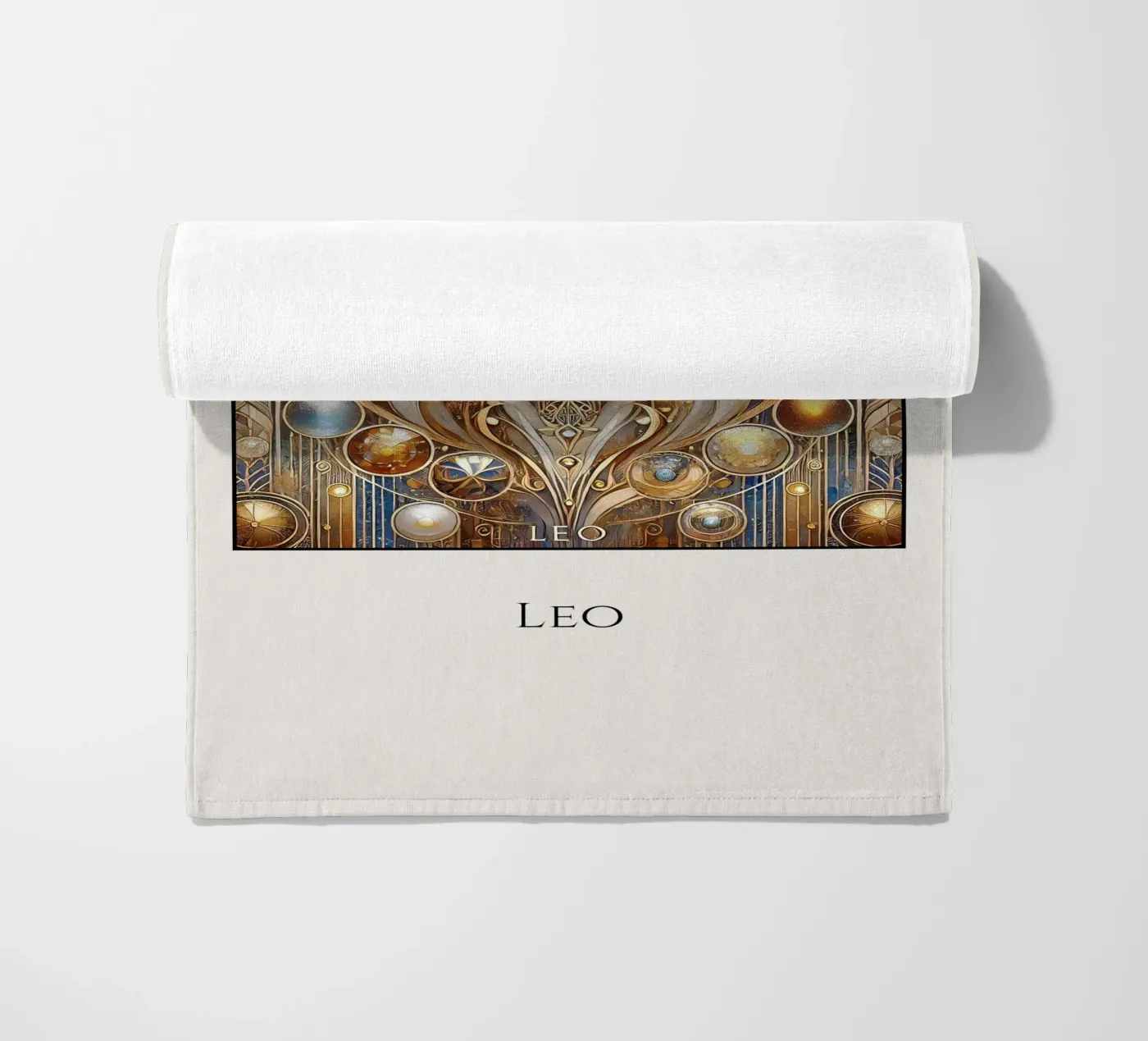 Sternzeichen Löwe telo mare da Art-Nouveau-Dsg