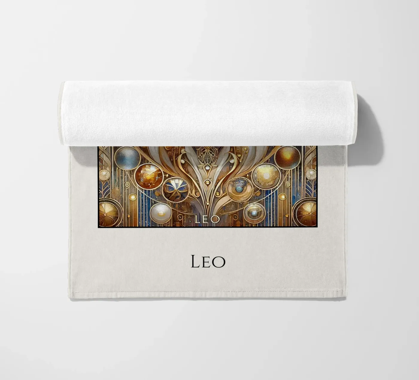 Sternzeichen Löwe telo mare da Art-Nouveau-Dsg