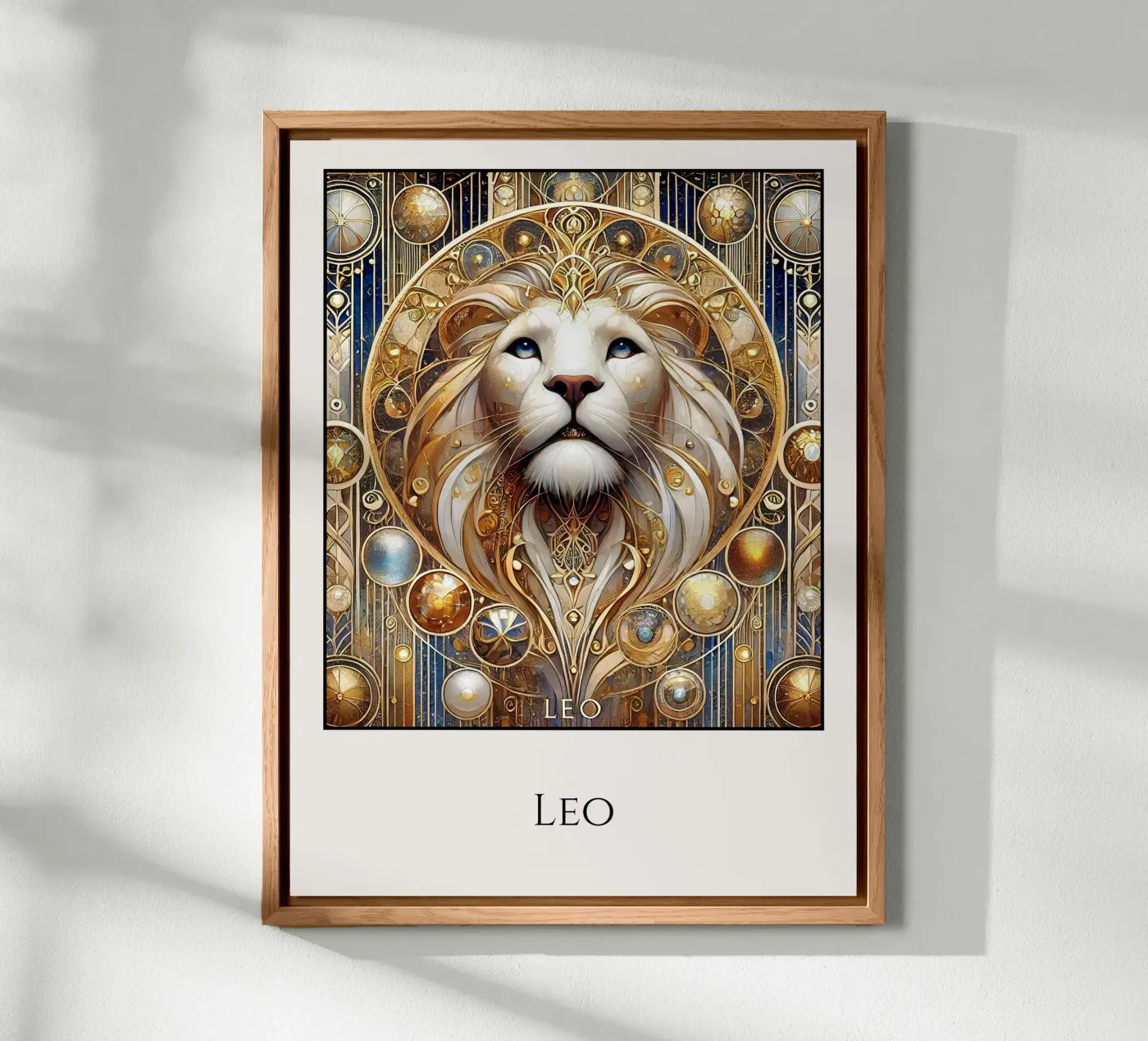 Sternzeichen Löwe alluminio dibond da Art-Nouveau-Dsg