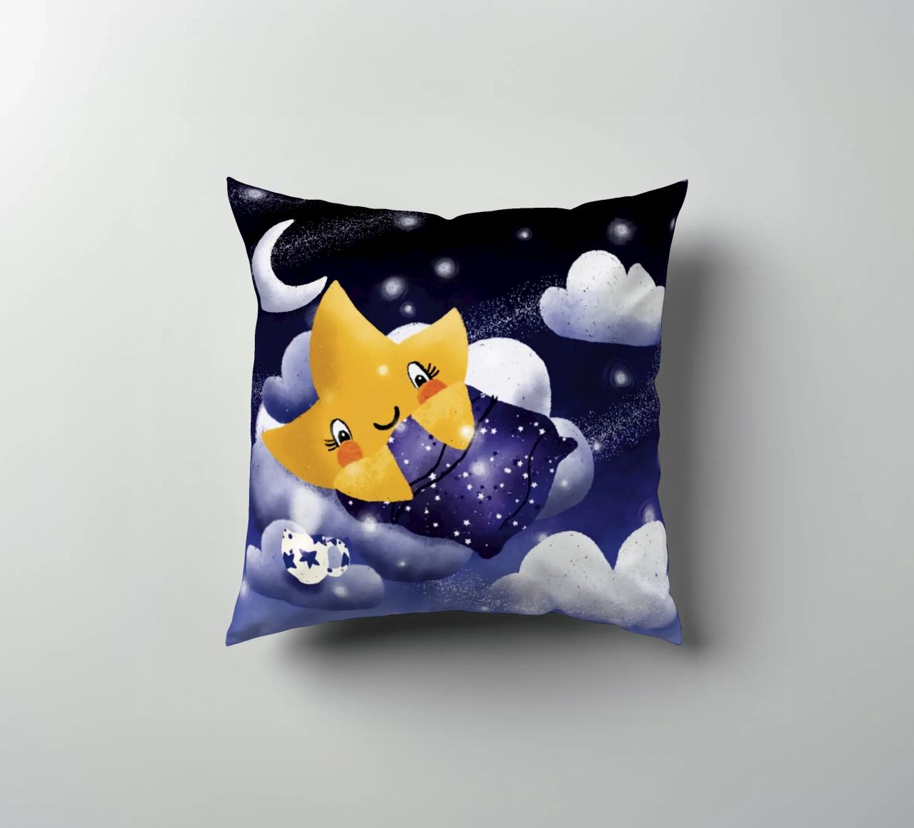 Étoile rêveuse sur un nuage coussin de Honigbrombeere