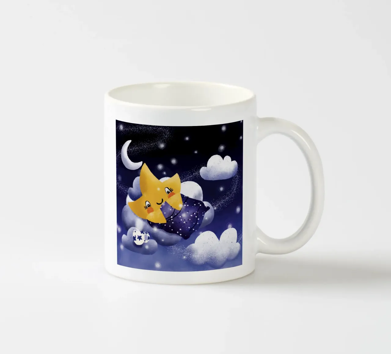 Stella sognante su una nuvola tazza in ceramica da Honigbrombeere