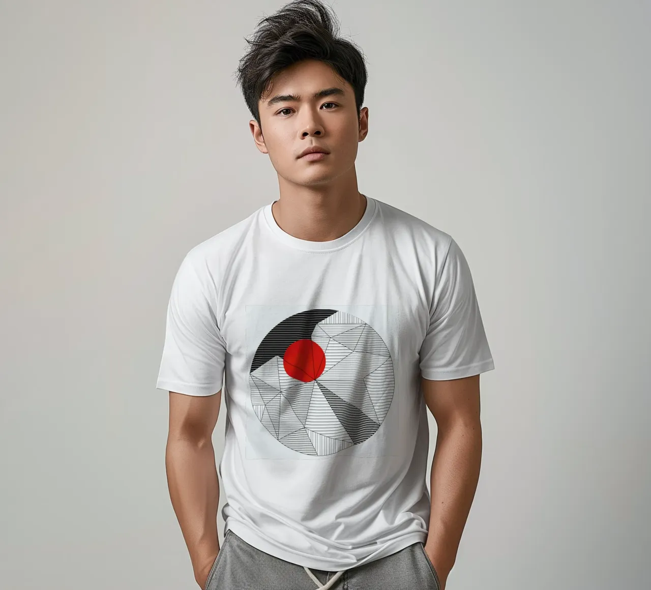I Am t-shirt da lovely lines