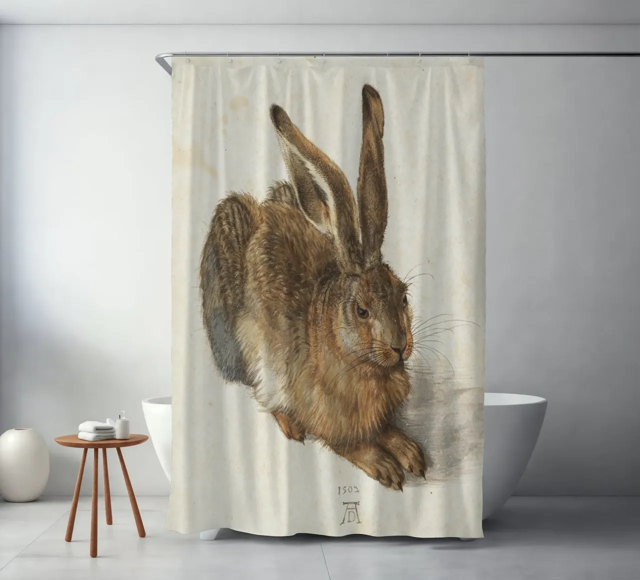 Albrecht Dürer - Der Hase tenda da doccia da Old Masters