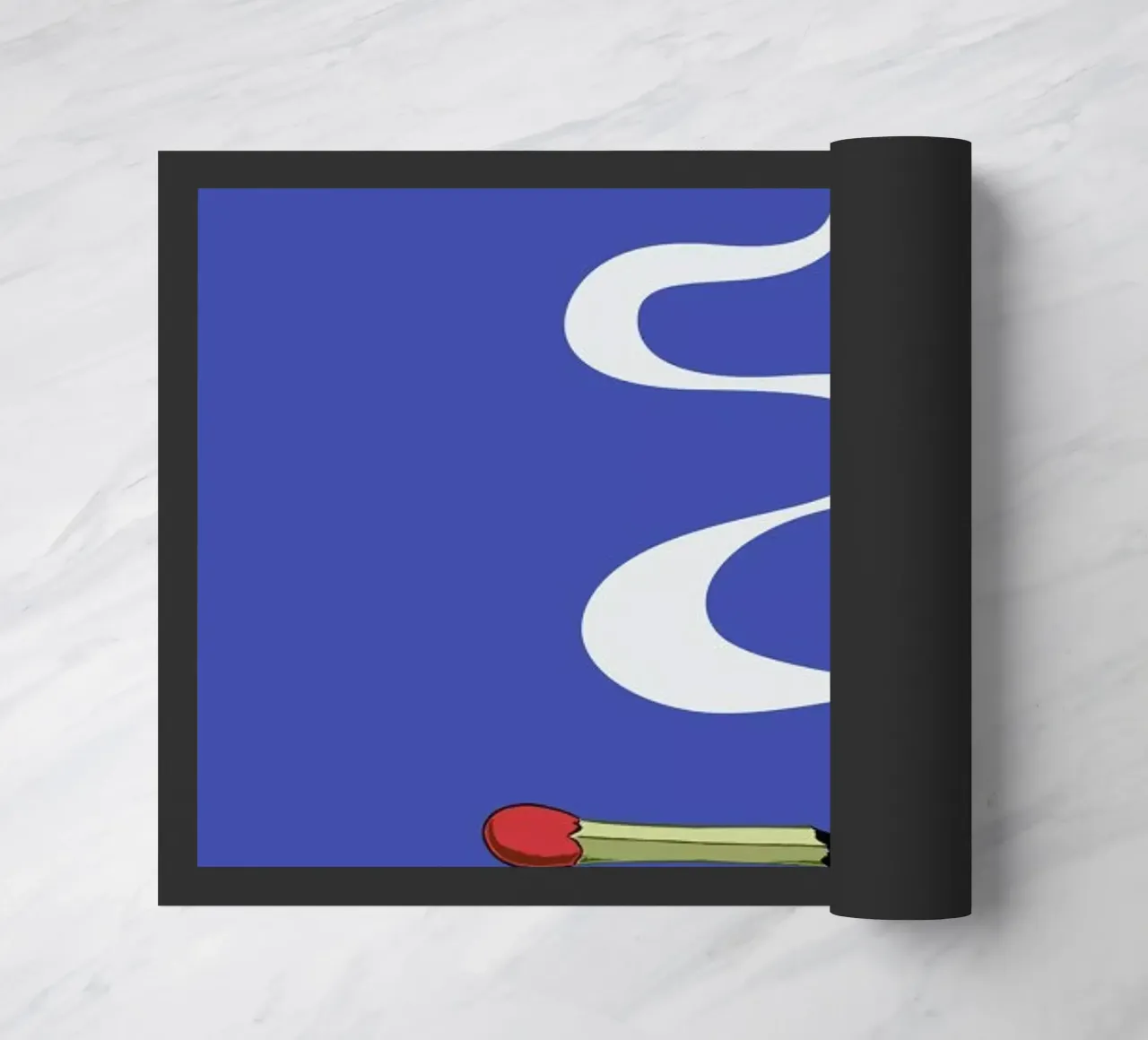 Match deurmat van Rob Art | Illustration