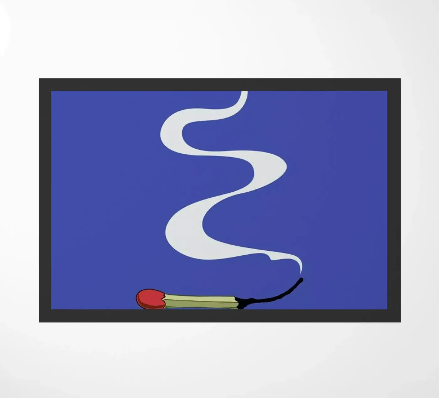 Match deurmat van Rob Art | Illustration