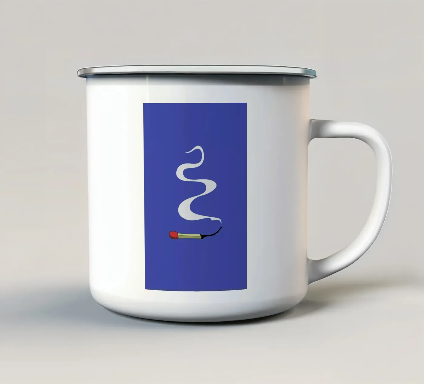 Match enamel mug by Rob Art | Illustration
