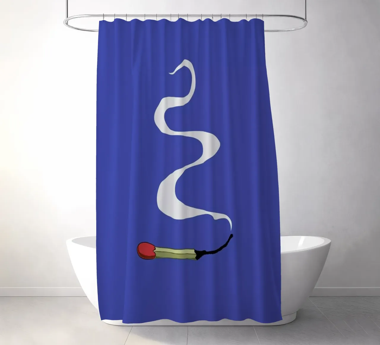 Match Duschvorhang von Rob Art | Illustration