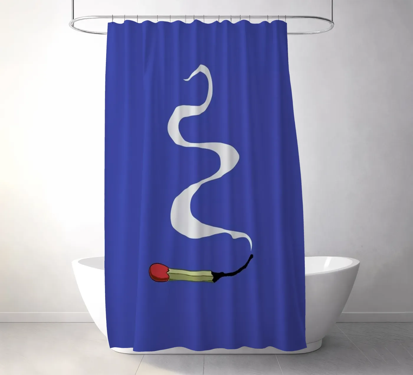 Match Duschvorhang von Rob Art | Illustration