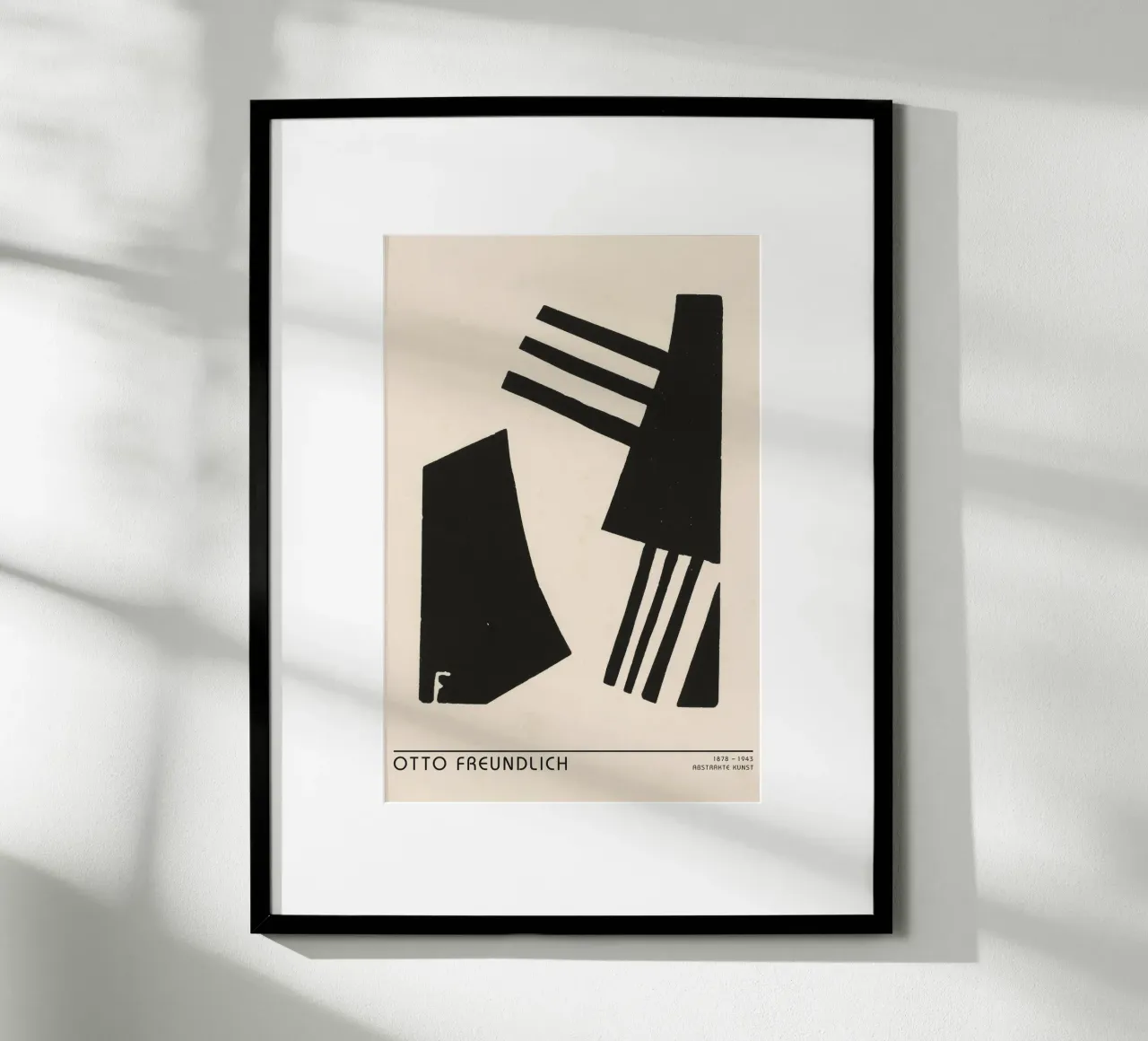Otto Freundlich - Komposition Abstrakt poster con telaio in plastica da Old Masters