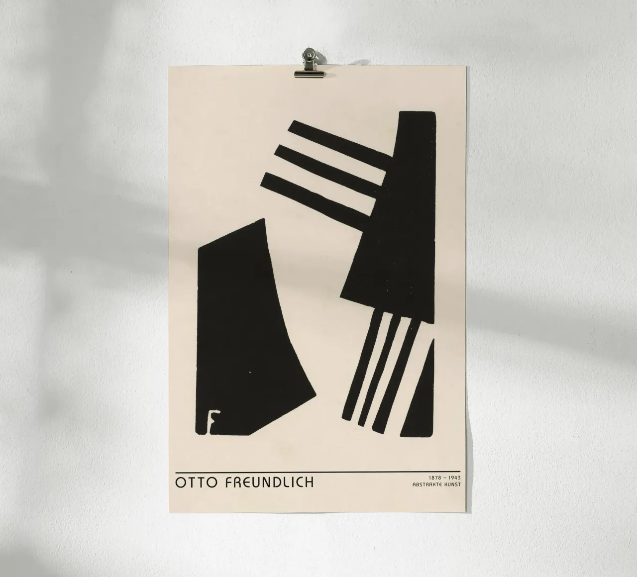 Otto Freundlich - Komposition Abstrakt poster con telaio in plastica da Old Masters