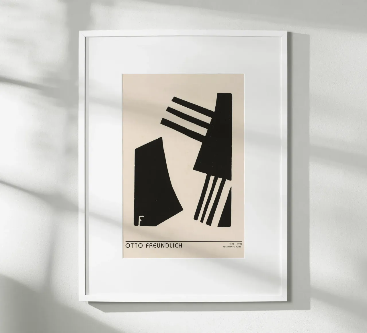 Otto Freundlich - Komposition Abstrakt poster con telaio in plastica da Old Masters