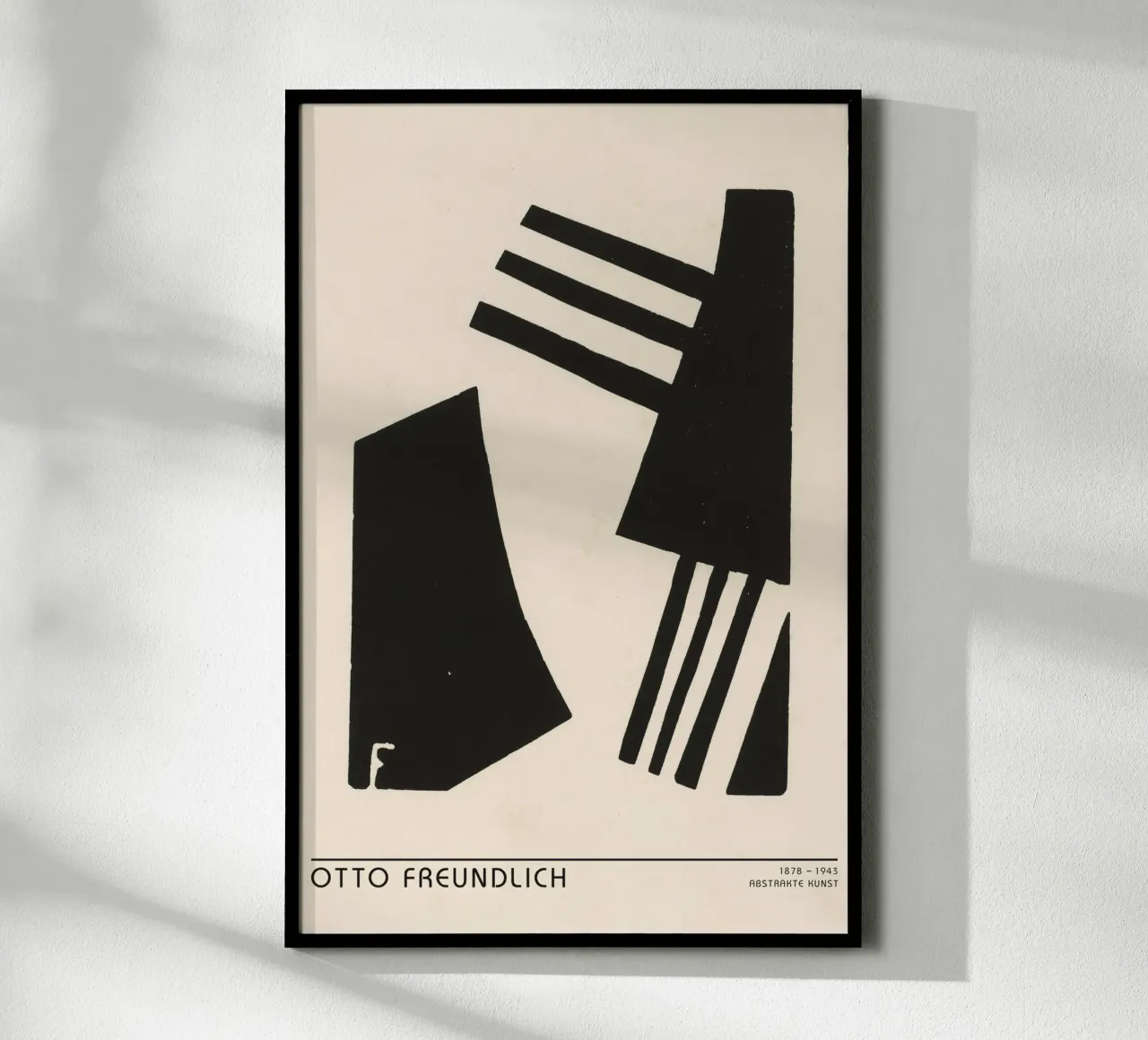 Otto Freundlich - Komposition Abstrakt poster con telaio in plastica da Old Masters