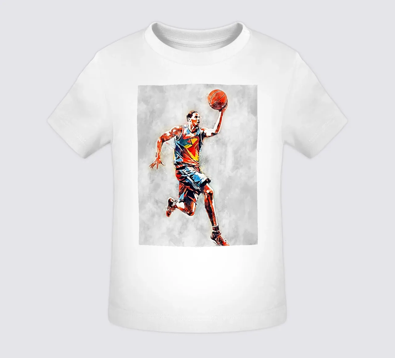 Basketball Color Gray A baby t-shirt by Mateo