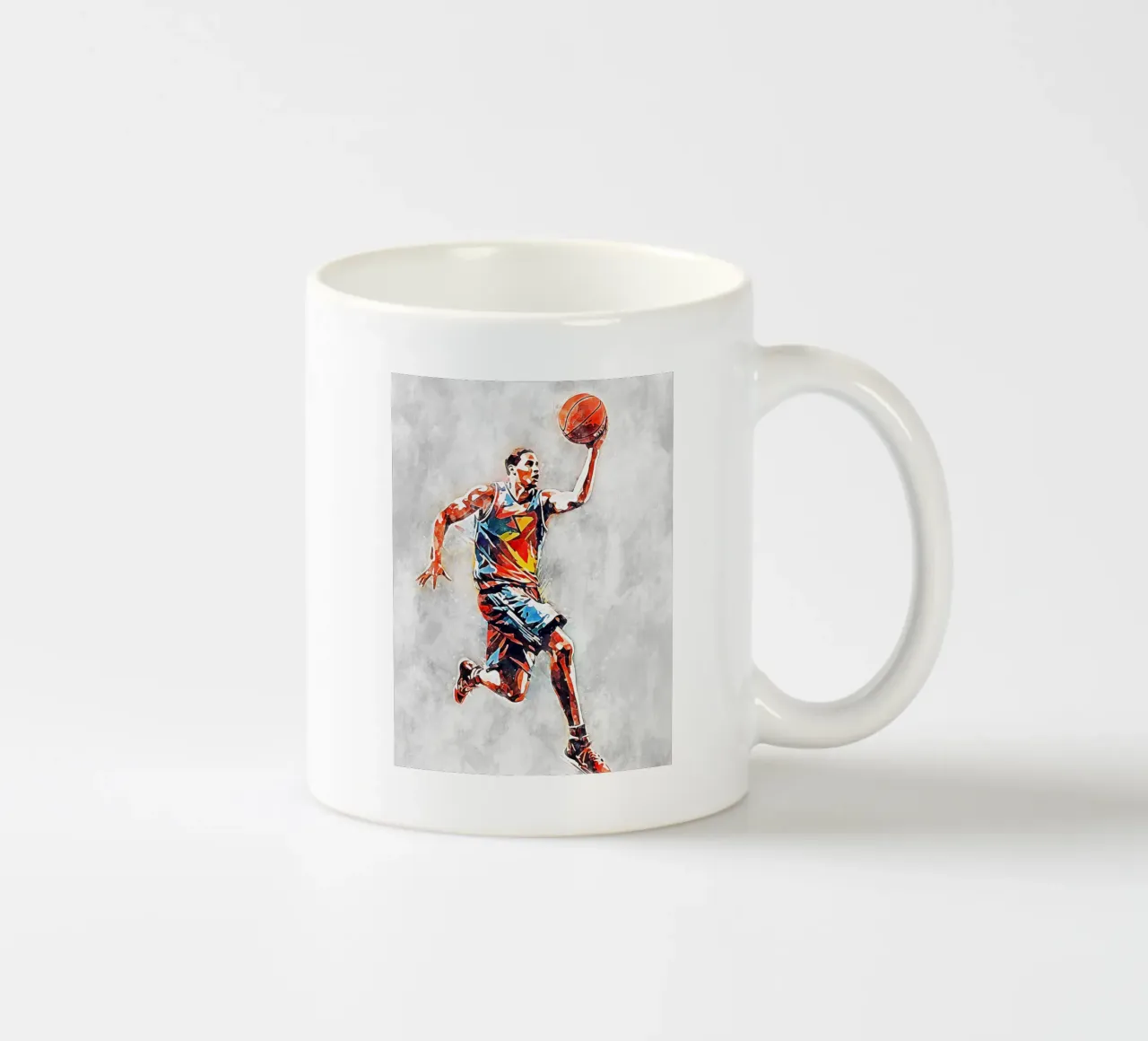 Basketball Color Gray A tazza in ceramica da Mateo