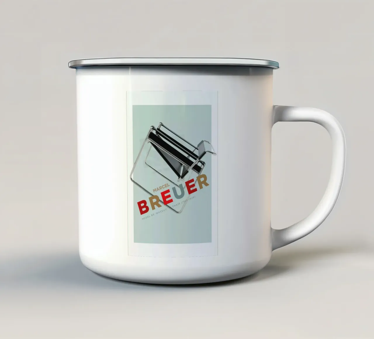 Breuer tazza in smalto da Visual Philosophy