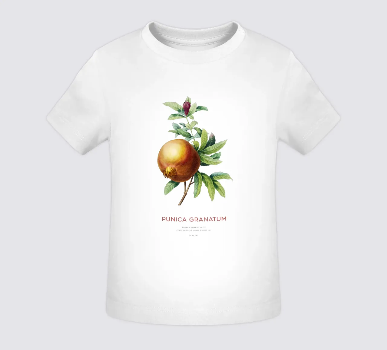 Grenade ou Punica Granatum t-shirt pour bébé de Vintagrafica