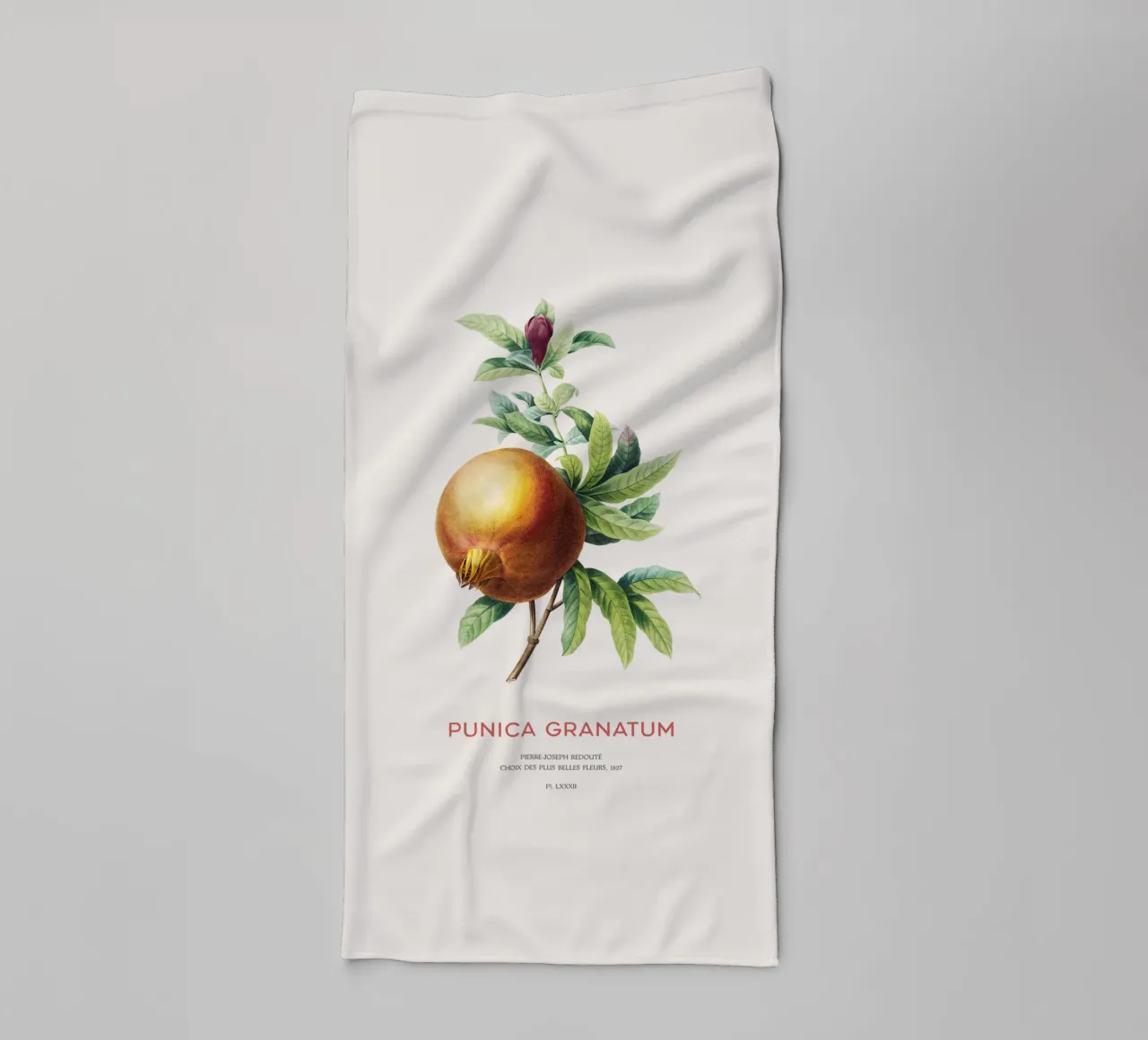 Granatapfel oder Punica Granatum Handtuch von Vintagrafica