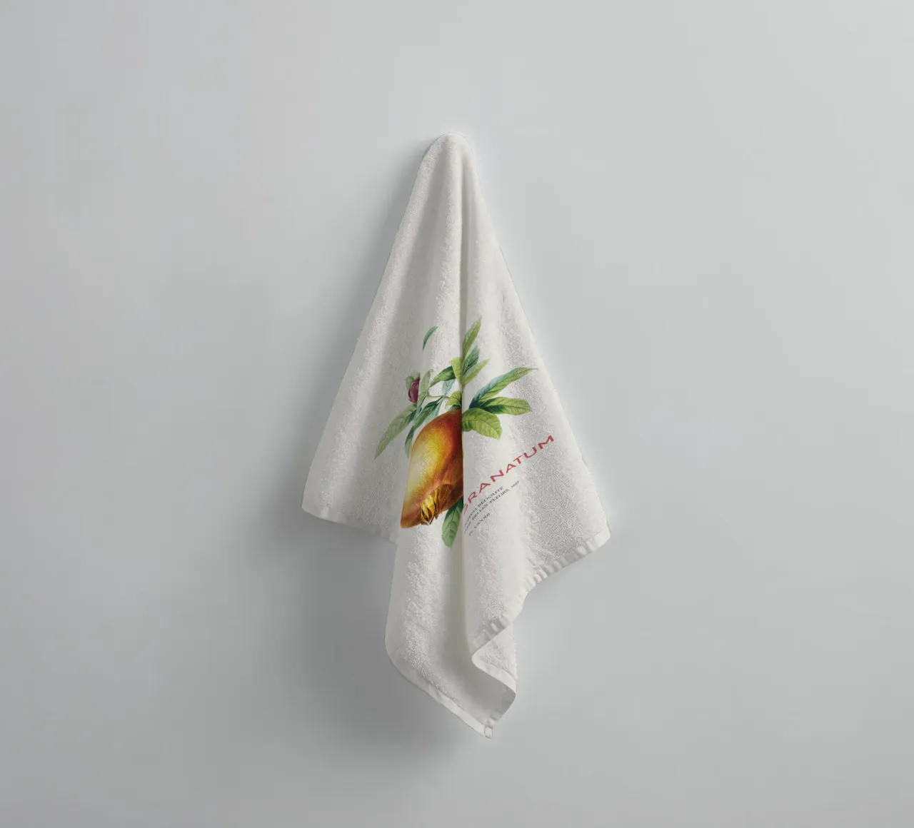 Granatapfel oder Punica Granatum Handtuch von Vintagrafica