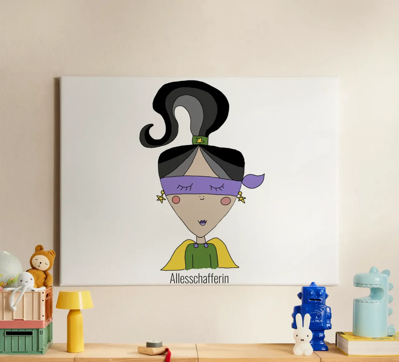 All-rounder canvas with Floater frame by littlereminder