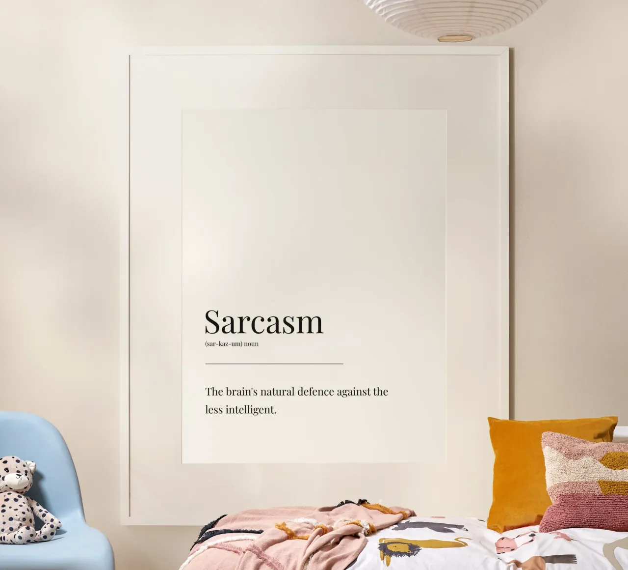 Definizione di sarcasmo carta hahnemühle da Paigaam Studio