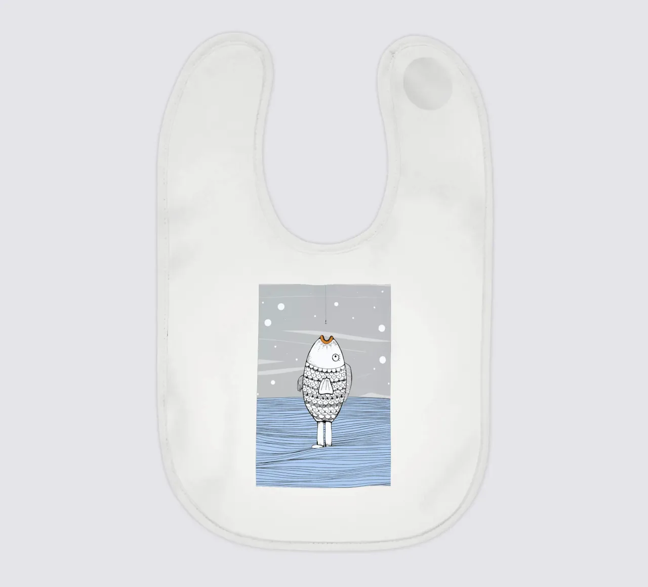 Catch The Fishman bavaglino da Waltraud Rieken