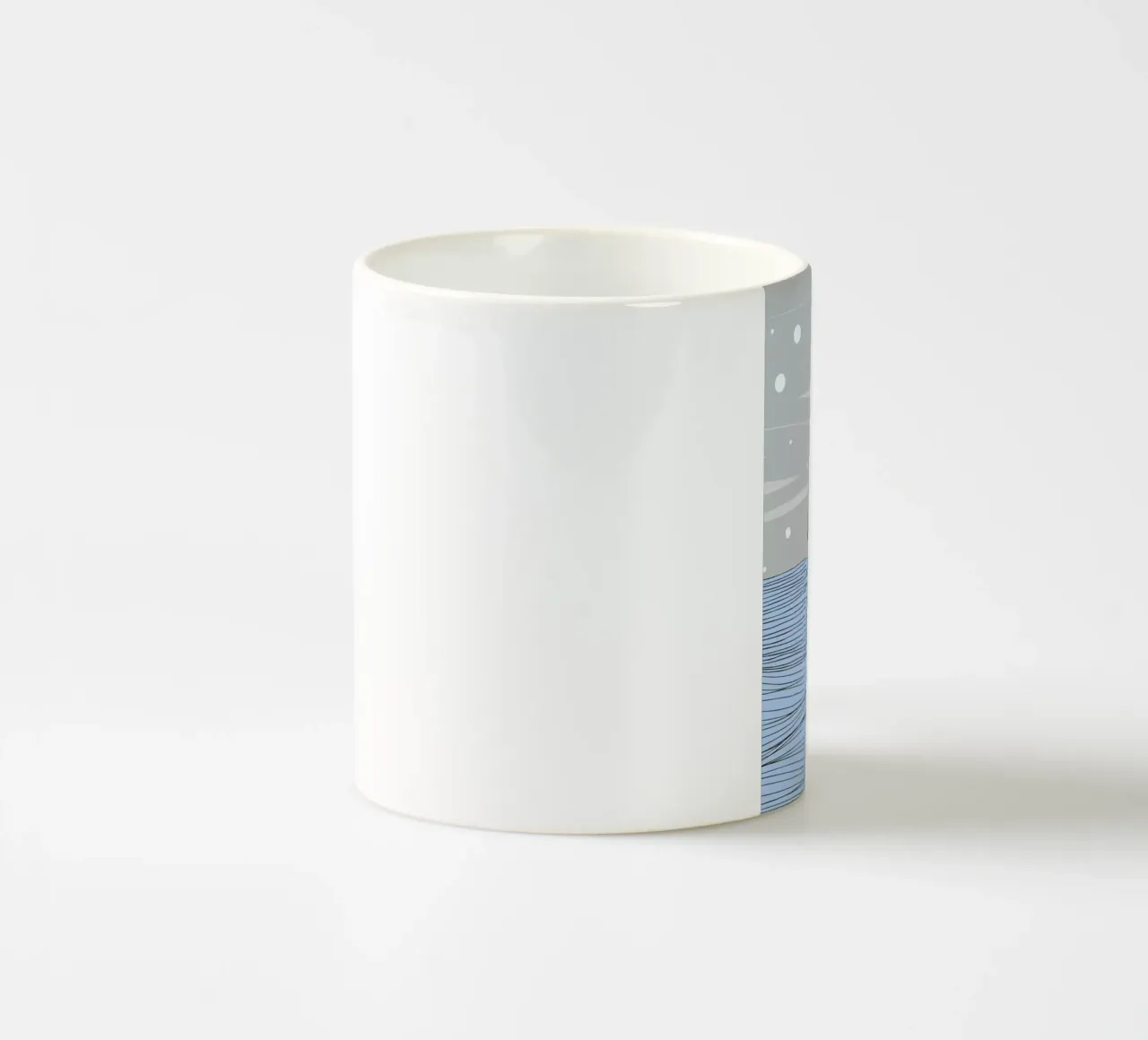 Catch The Fishman tazza in ceramica da Waltraud Rieken