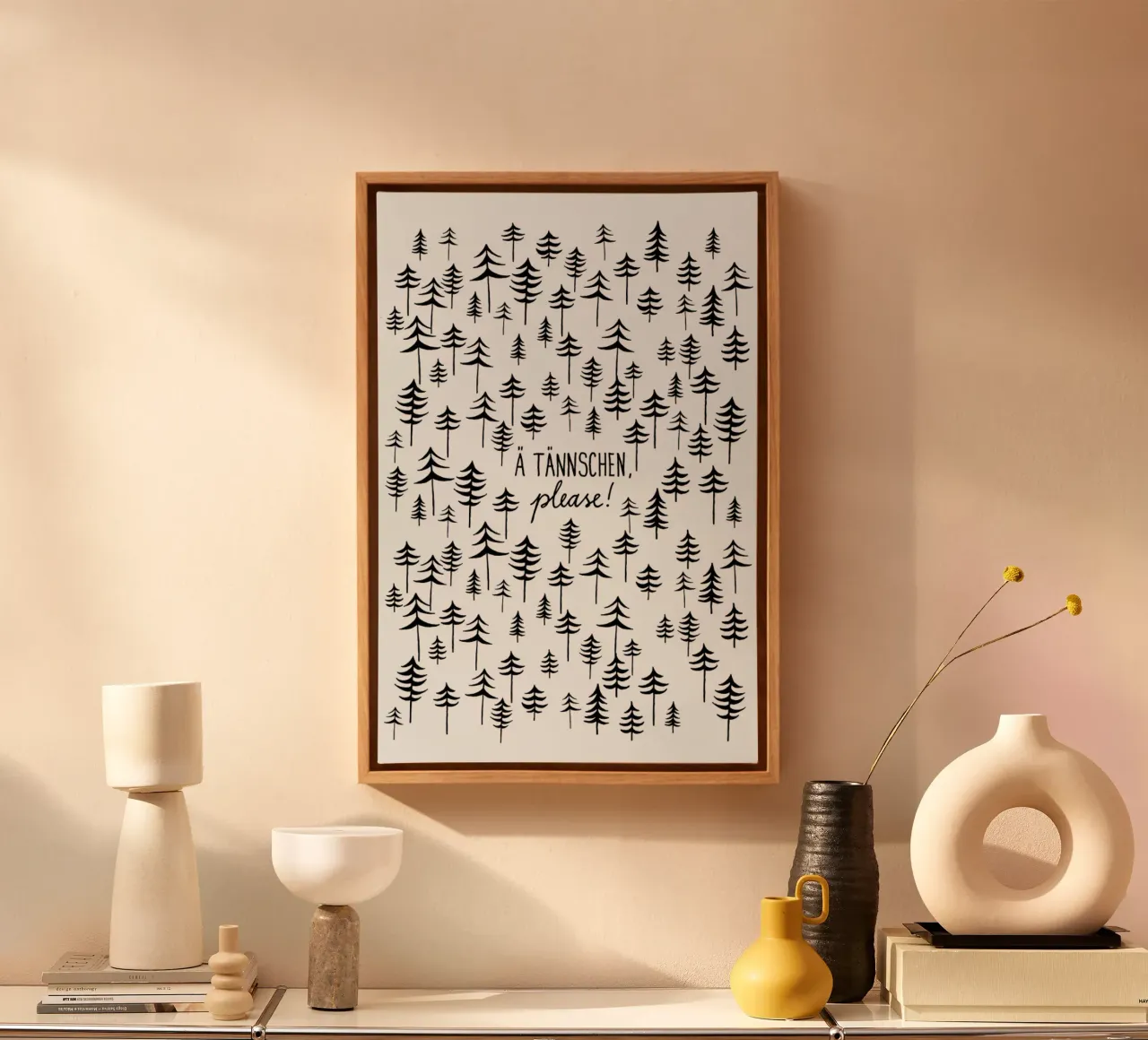 Ä Tännschen canvas met Baklijst van typealive